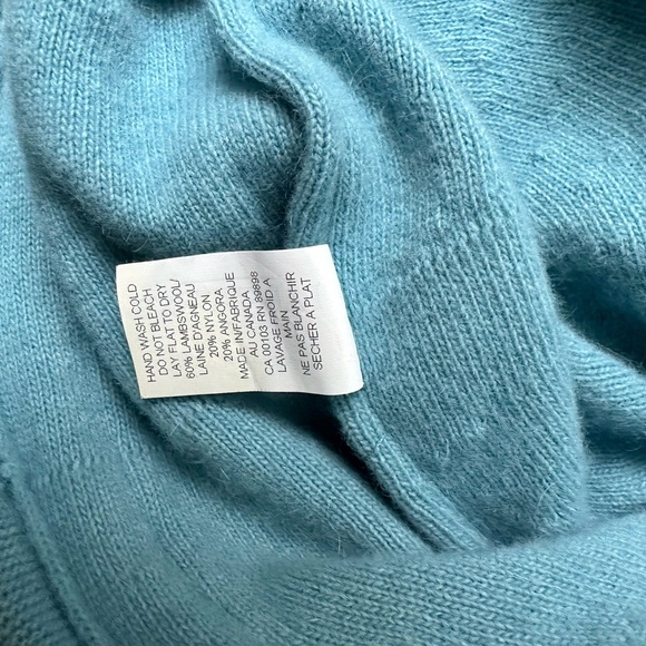 EUC Parkhurst Lamb wool & Angora Hat, Turquoise - Picture 10 of 11